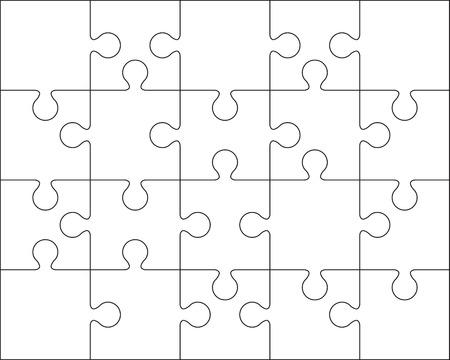 Detail Blank Jigsaw Puzzle Template Nomer 9