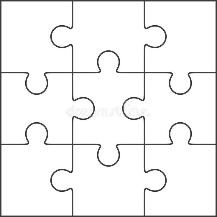 Detail Blank Jigsaw Puzzle Template Nomer 10