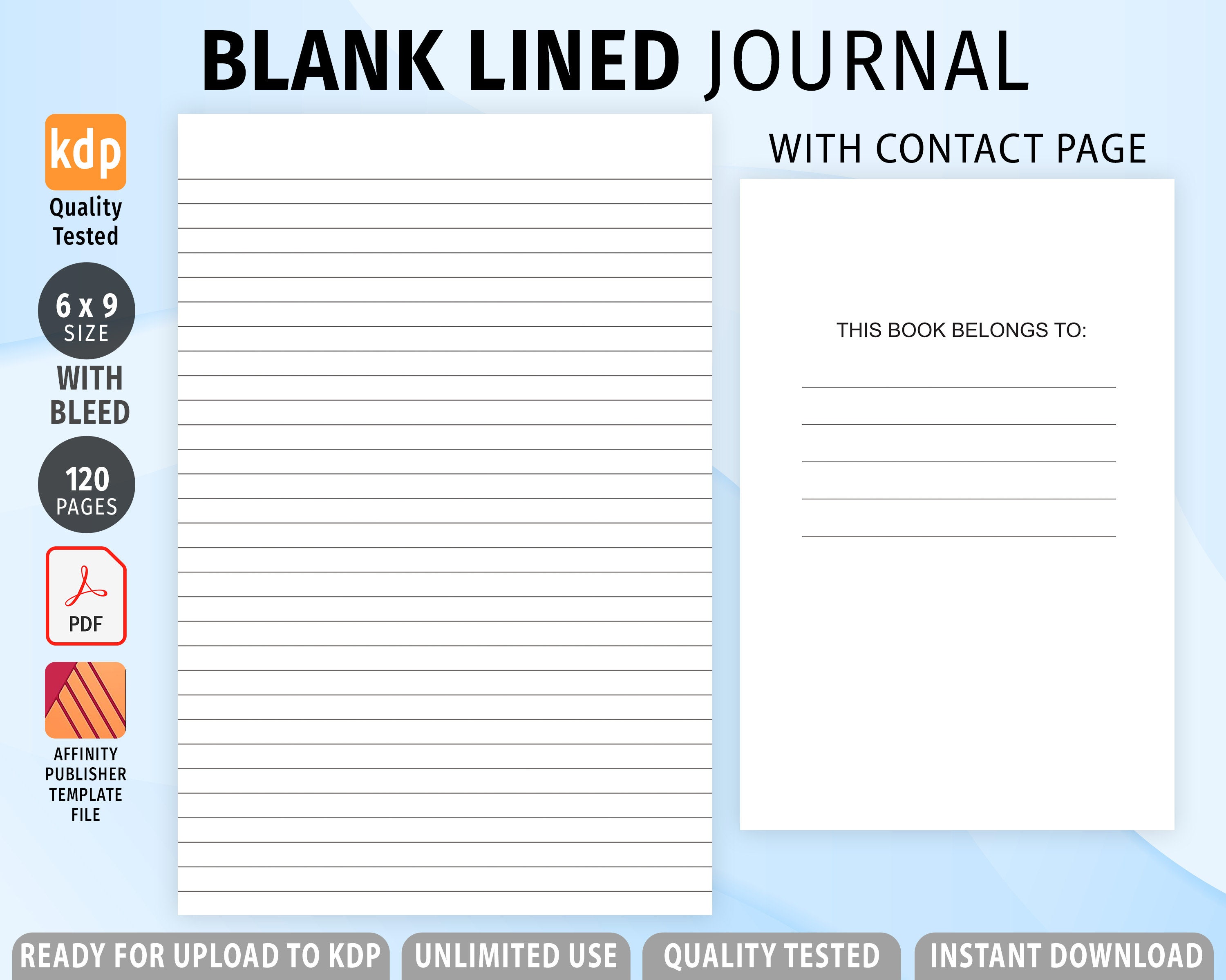 Detail Blank Journal Template Nomer 15