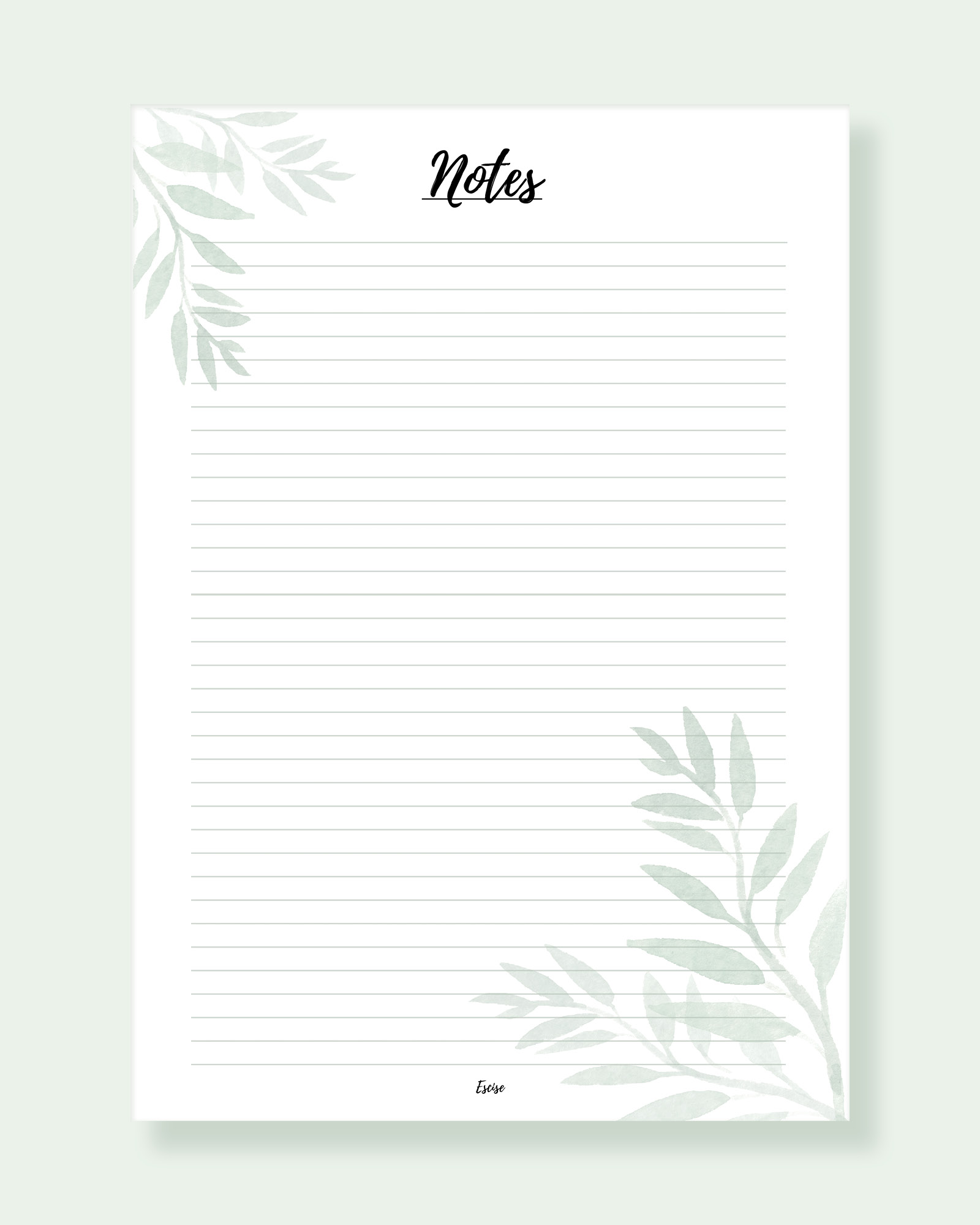 Detail Blank Lined Paper Template Nomer 30