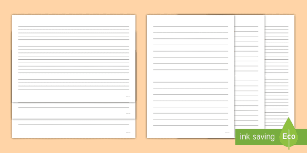 Detail Blank Lined Paper Template Nomer 47