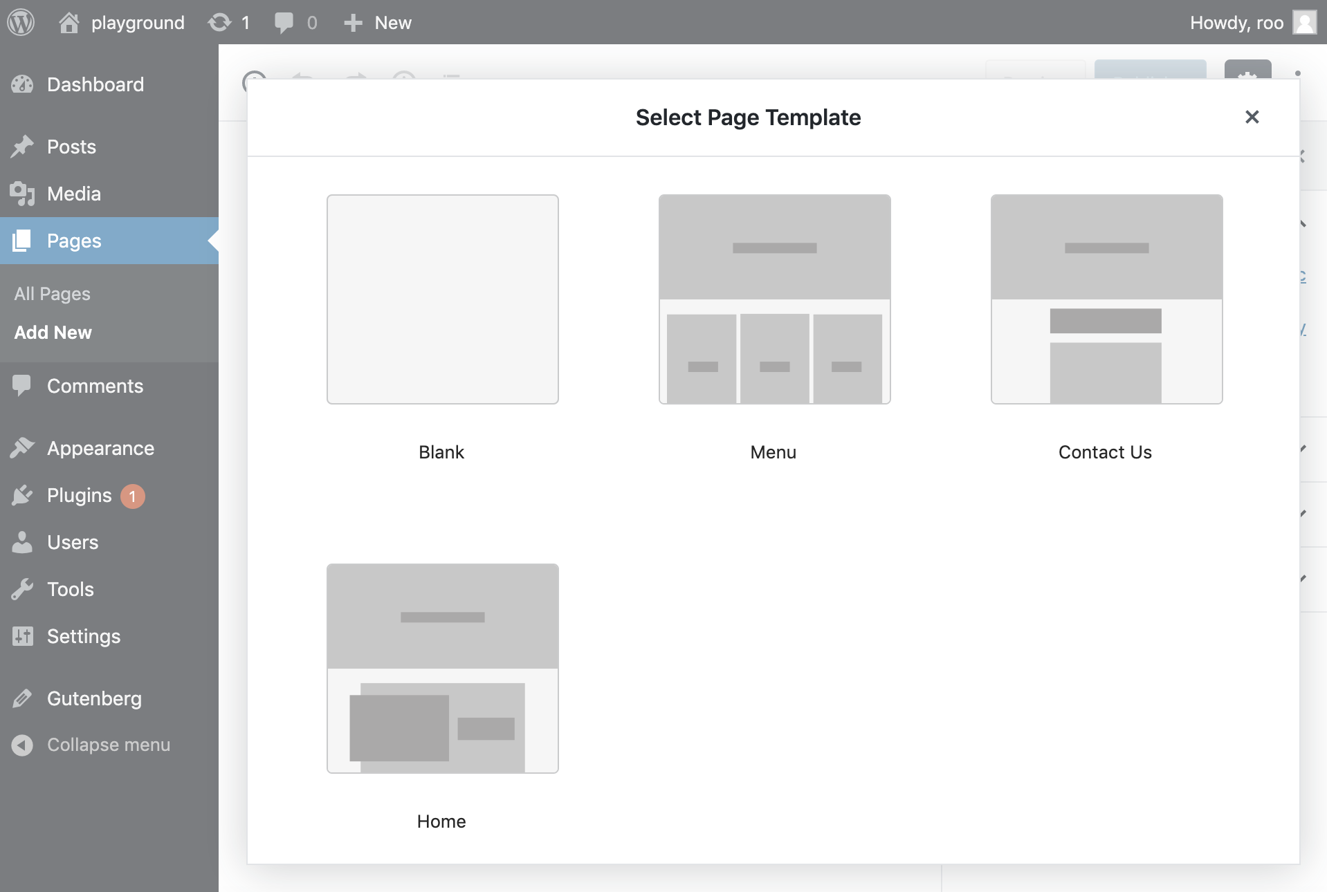 Detail Blank Page Template Wordpress Plugin Nomer 18