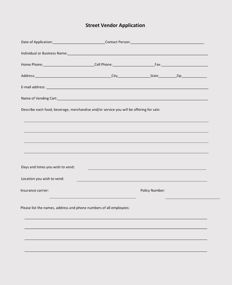Detail Blank Registration Form Template Nomer 4