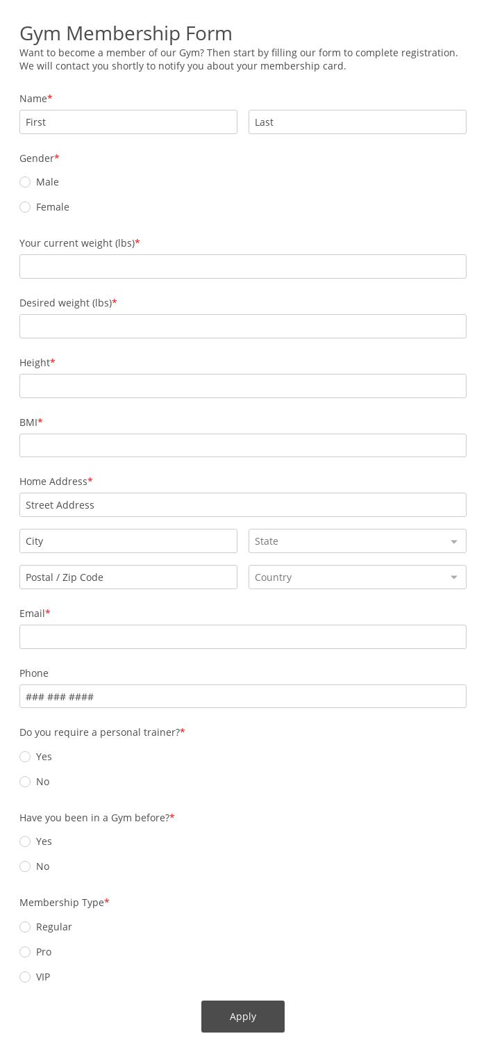 Detail Blank Registration Form Template Nomer 40