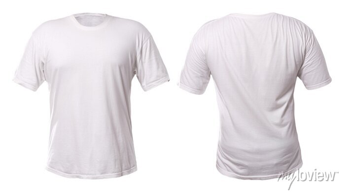 Detail Blank T Shirt Front And Back Template Nomer 27