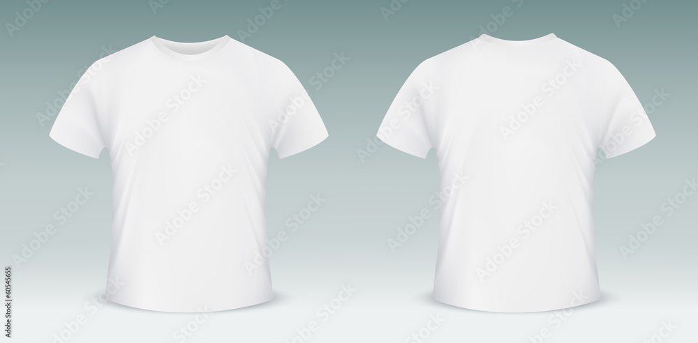 Detail Blank T Shirt Front And Back Template Nomer 47