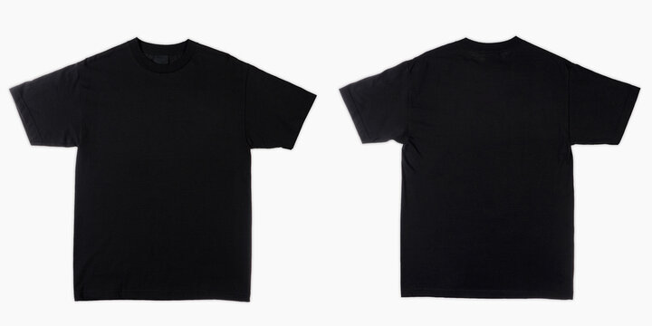 Detail Blank T Shirt Front And Back Template Nomer 9