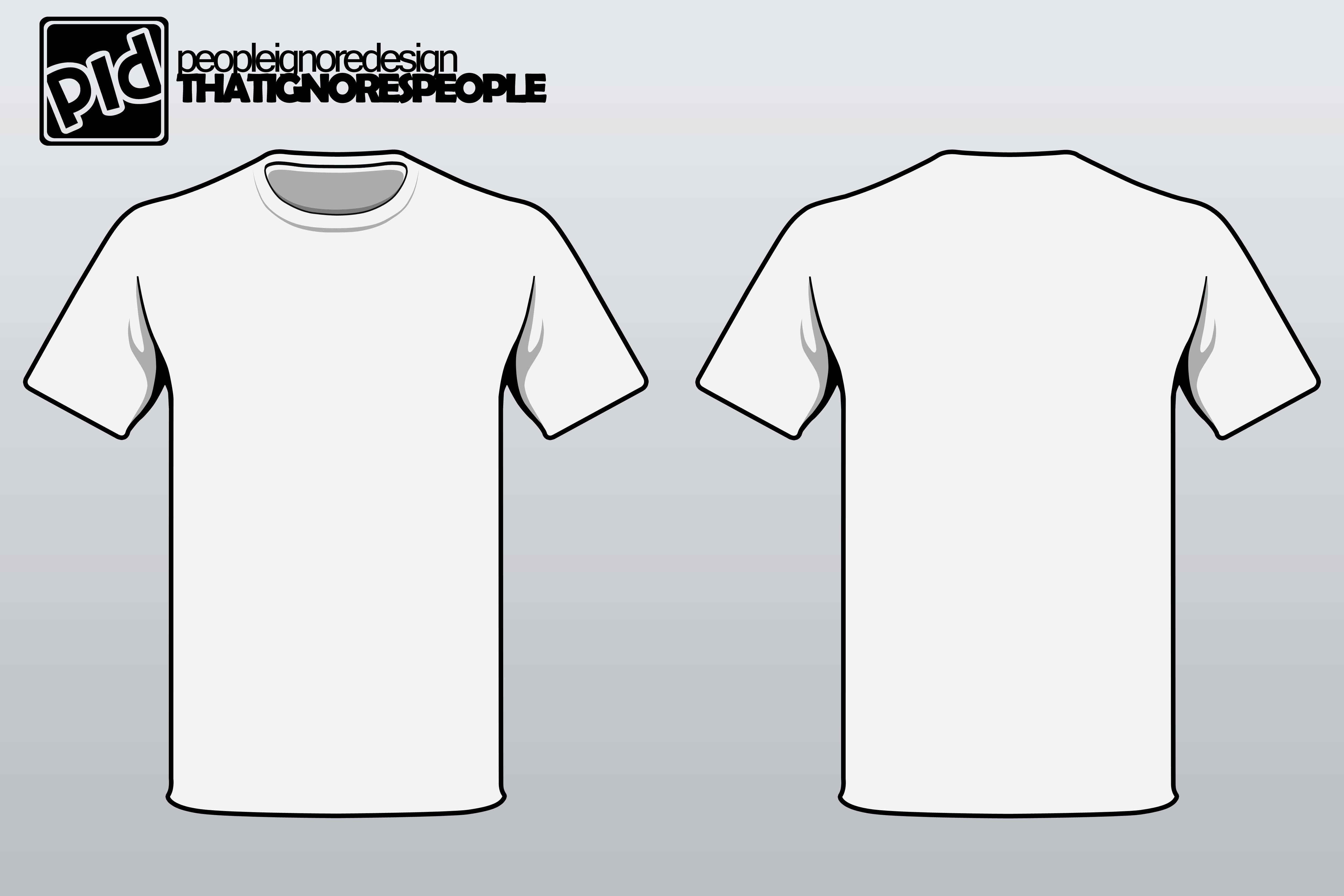 Detail Blank T Shirt Template Photoshop Nomer 5