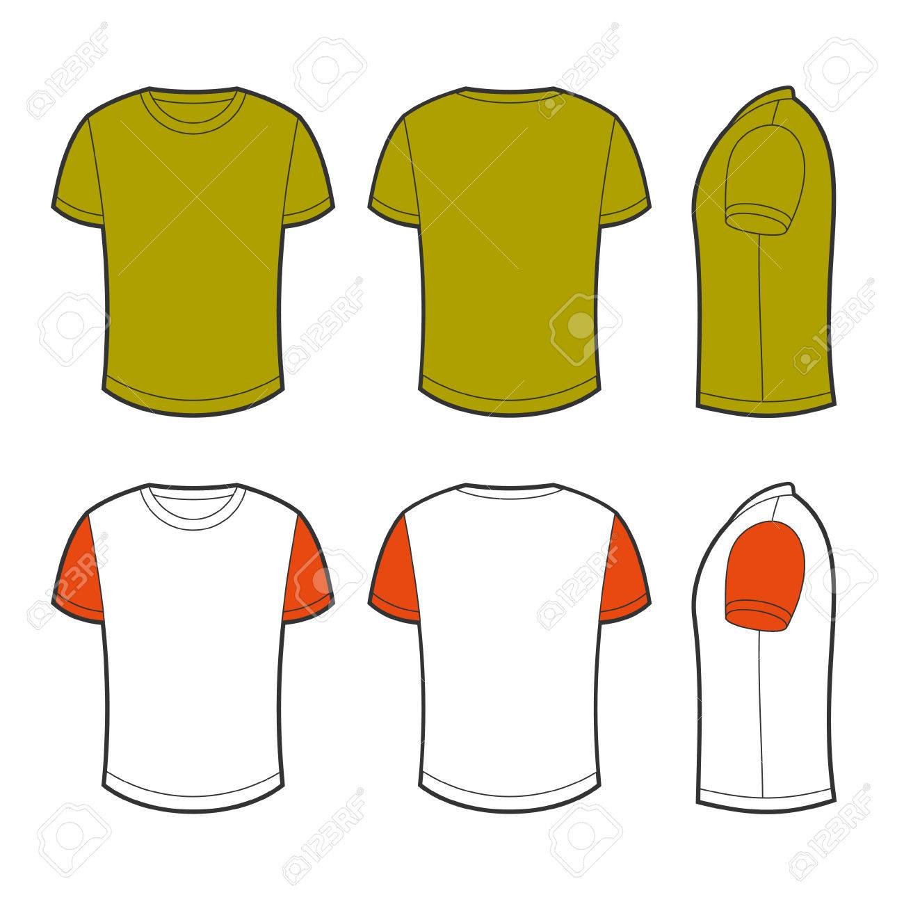 Detail Blank T Shirt Template Photoshop Nomer 38