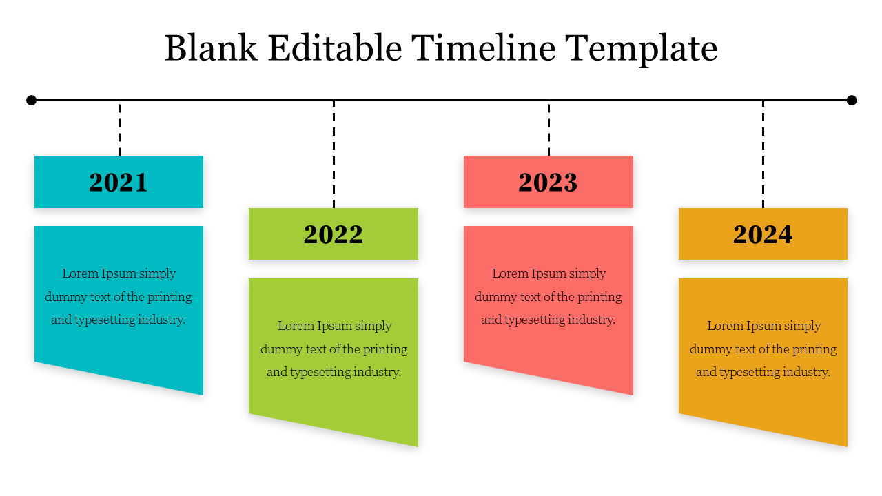 Detail Blank Timeline Template Nomer 43