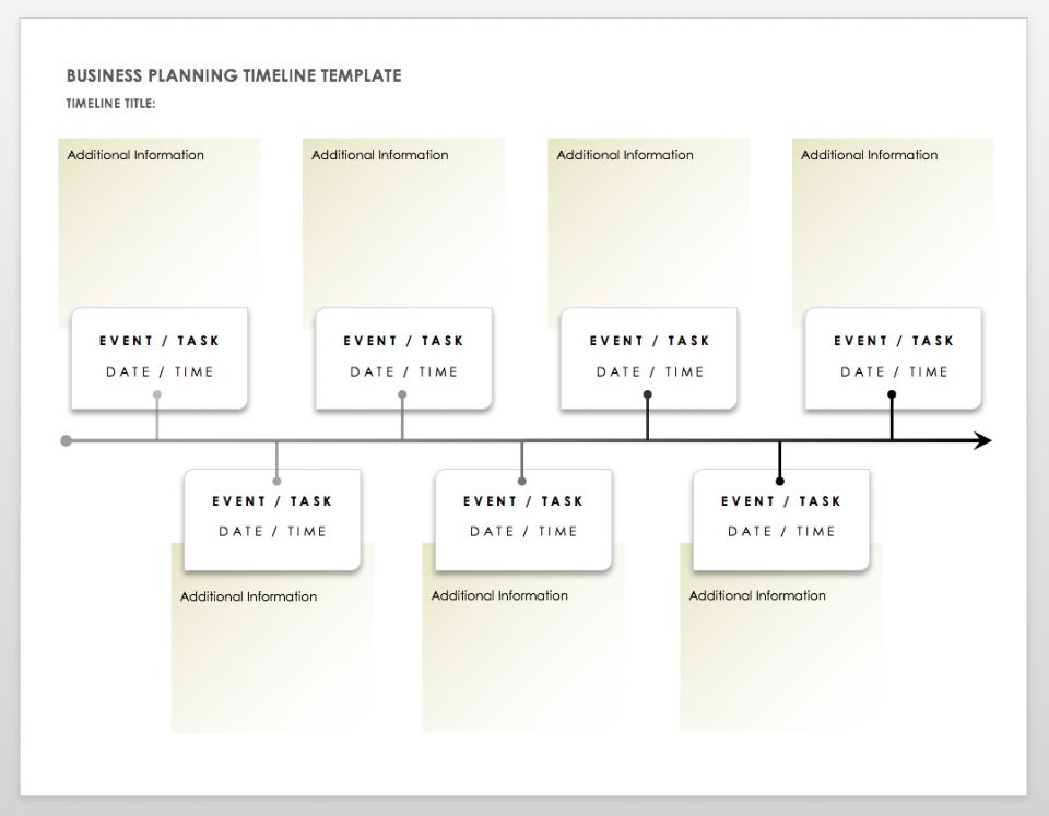 Detail Blank Timeline Template Nomer 46