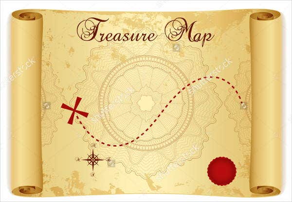 Detail Blank Treasure Map Template Nomer 17