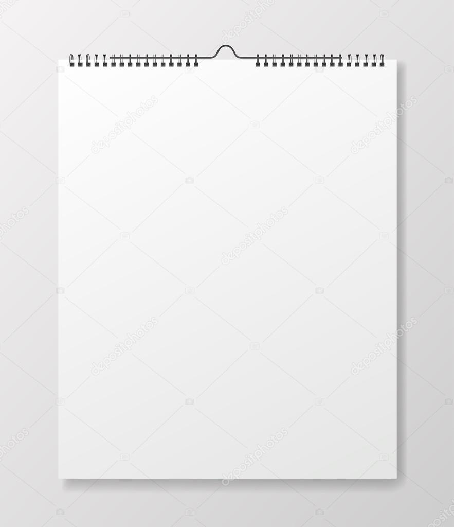 Detail Blank Wall Calendar Template Nomer 20