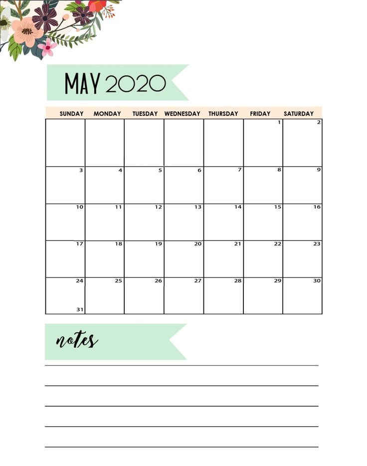 Detail Blank Wall Calendar Template Nomer 36