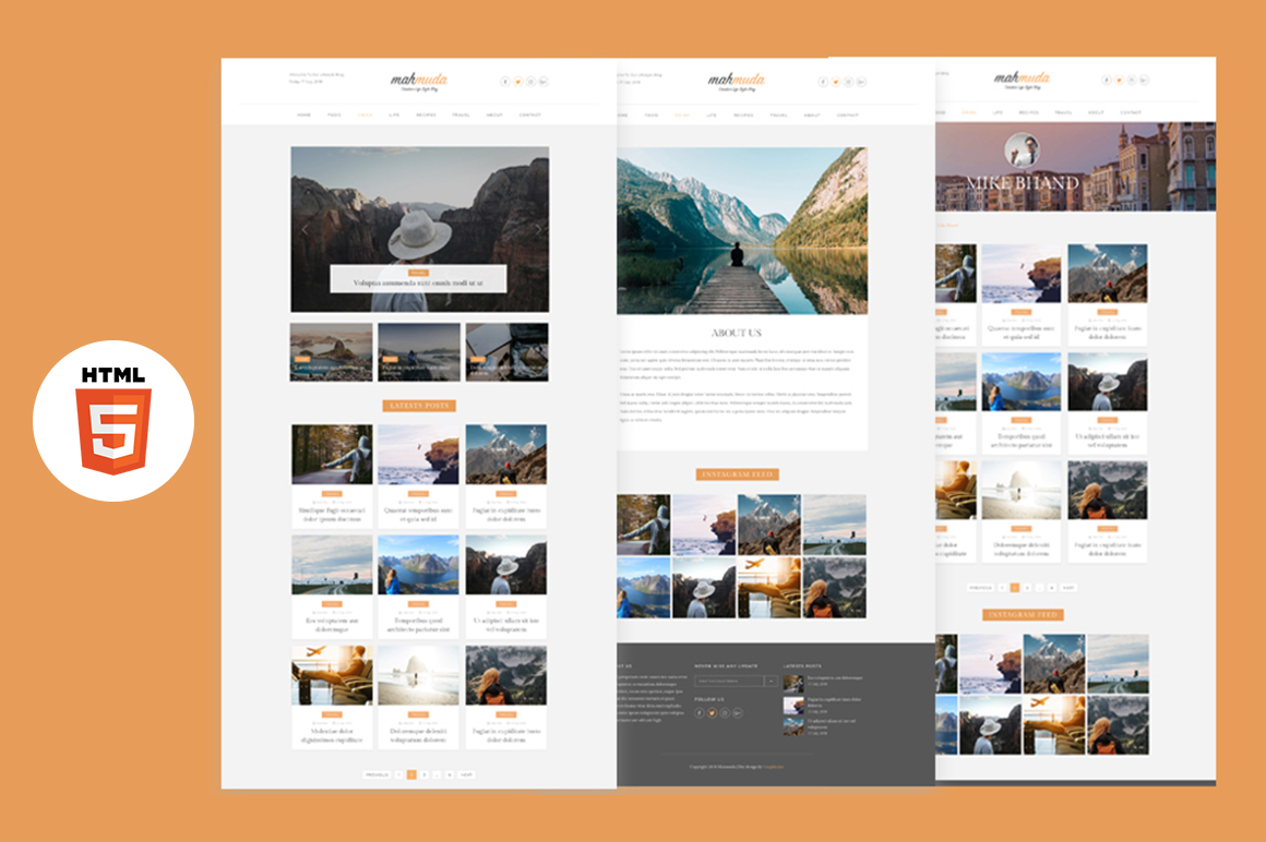 Detail Blog Html Template Nomer 10