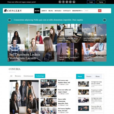 Detail Blog Html Template Nomer 36