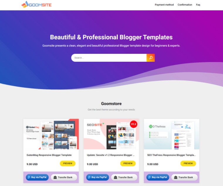 Detail Blogger Default Template Nomer 11