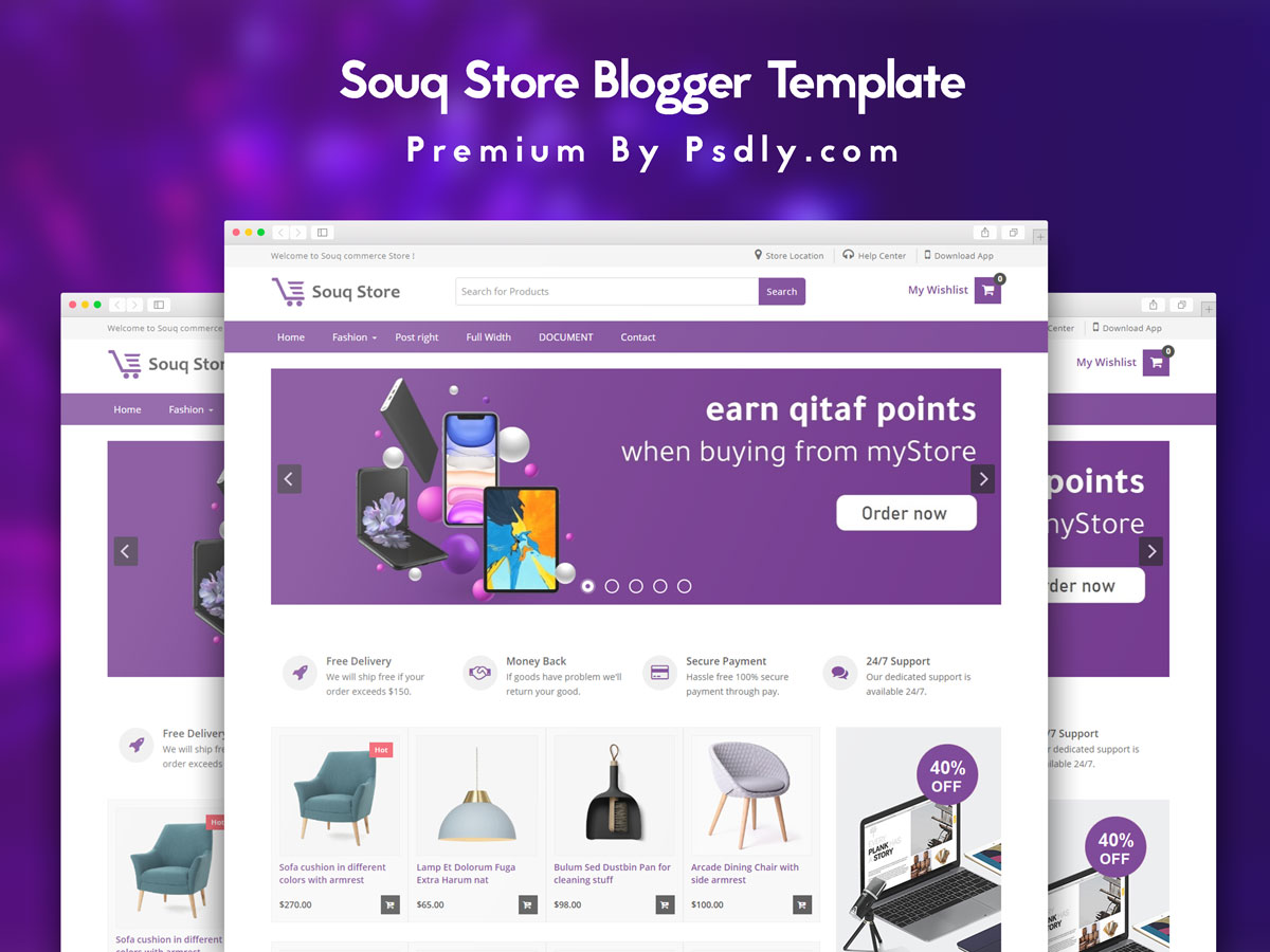 Detail Blogger Store Template Responsive Nomer 12