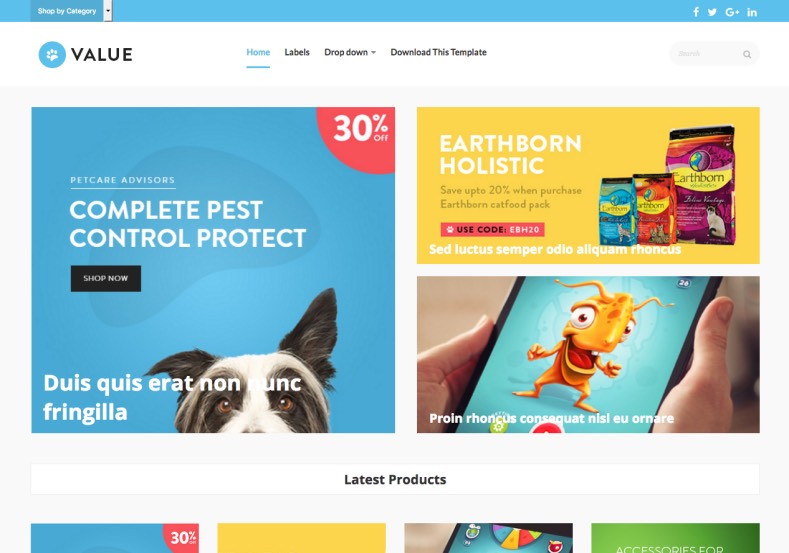 Detail Blogger Store Template Responsive Nomer 24