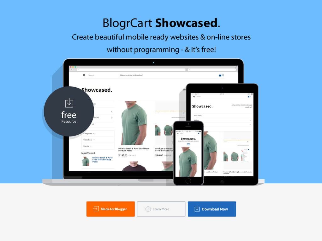 Detail Blogger Store Template Responsive Nomer 5