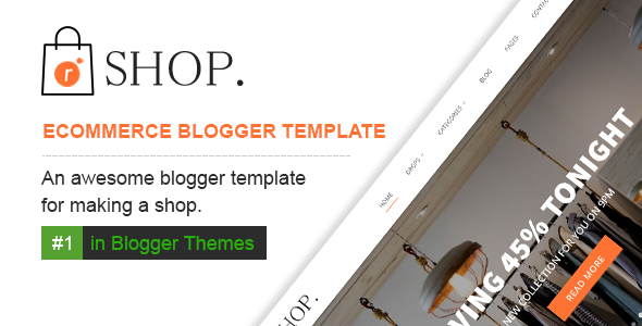 Detail Blogger Store Template Responsive Nomer 44