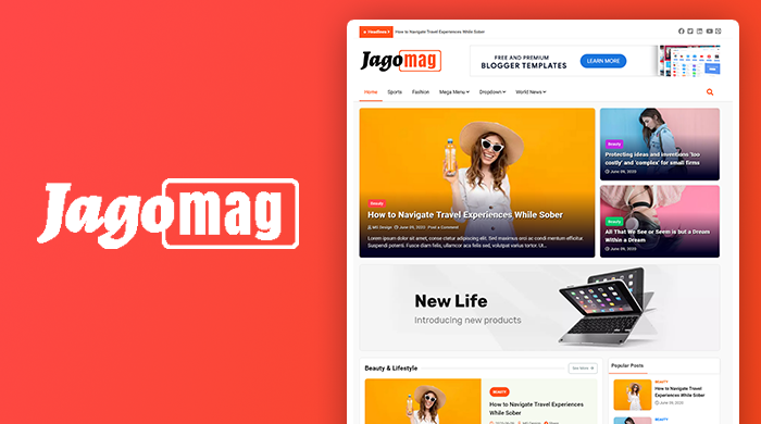 Detail Blogger Template From Scratch Nomer 41