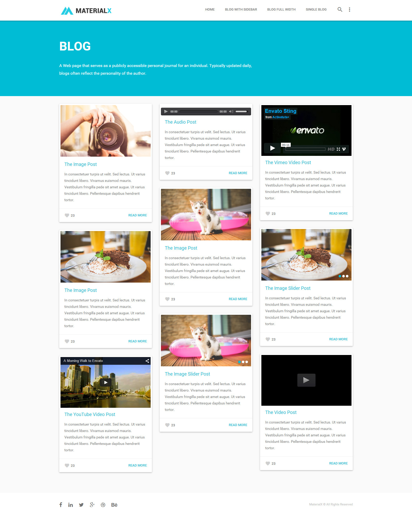 Detail Blogger Template Material Design Nomer 11