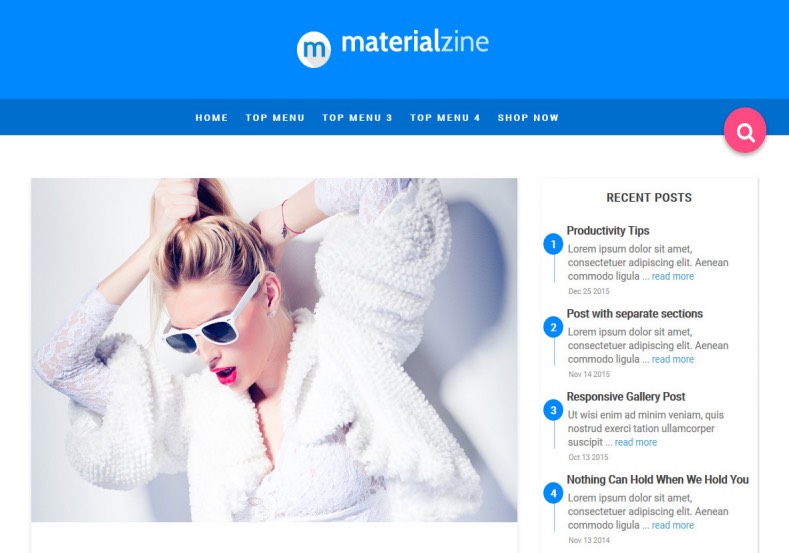 Detail Blogger Template Material Design Nomer 16