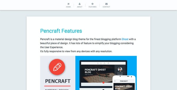 Detail Blogger Template Material Design Nomer 24