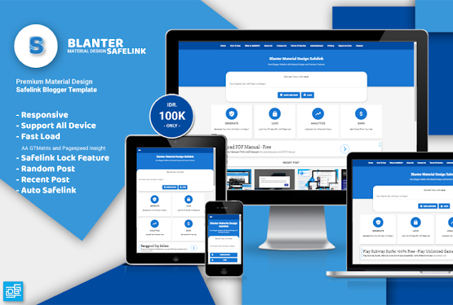 Detail Blogger Template Material Design Nomer 36