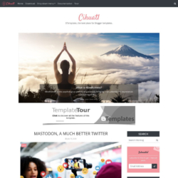 Detail Blogger Template Material Design Nomer 51