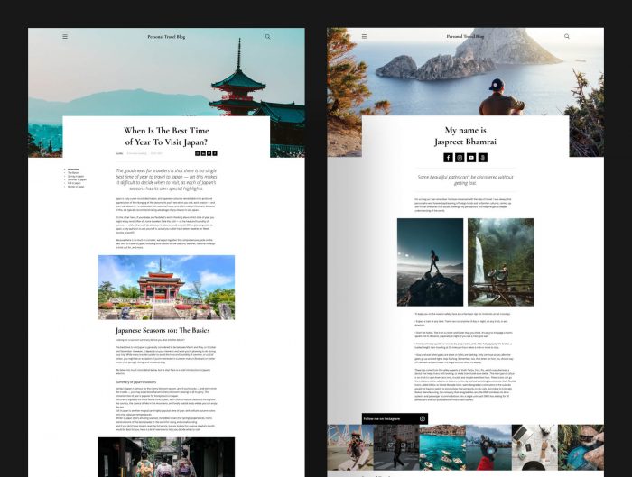 Detail Blogger Template Material Design Nomer 52