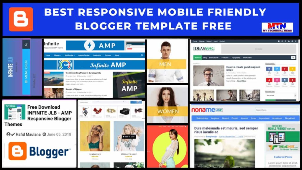 Detail Blogger Template Mobile Friendly Nomer 55