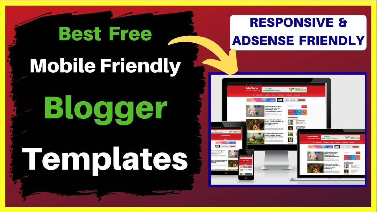 Detail Blogger Template Mobile Friendly Nomer 7