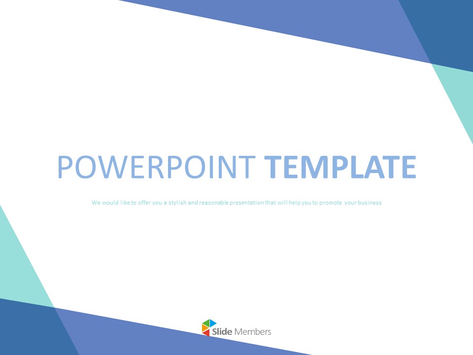 Detail Blue Ppt Template Nomer 6