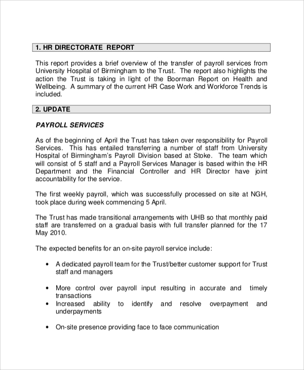 Detail Board Of Directors Report Template Nomer 13