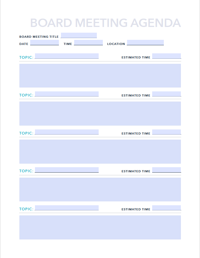 Detail Board Pack Template Nomer 2