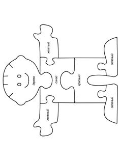 Detail Body Puzzle Template Nomer 22