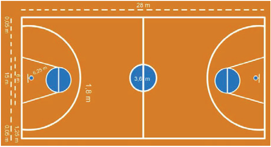 Detail Bola Basket Lapangan Nomer 2