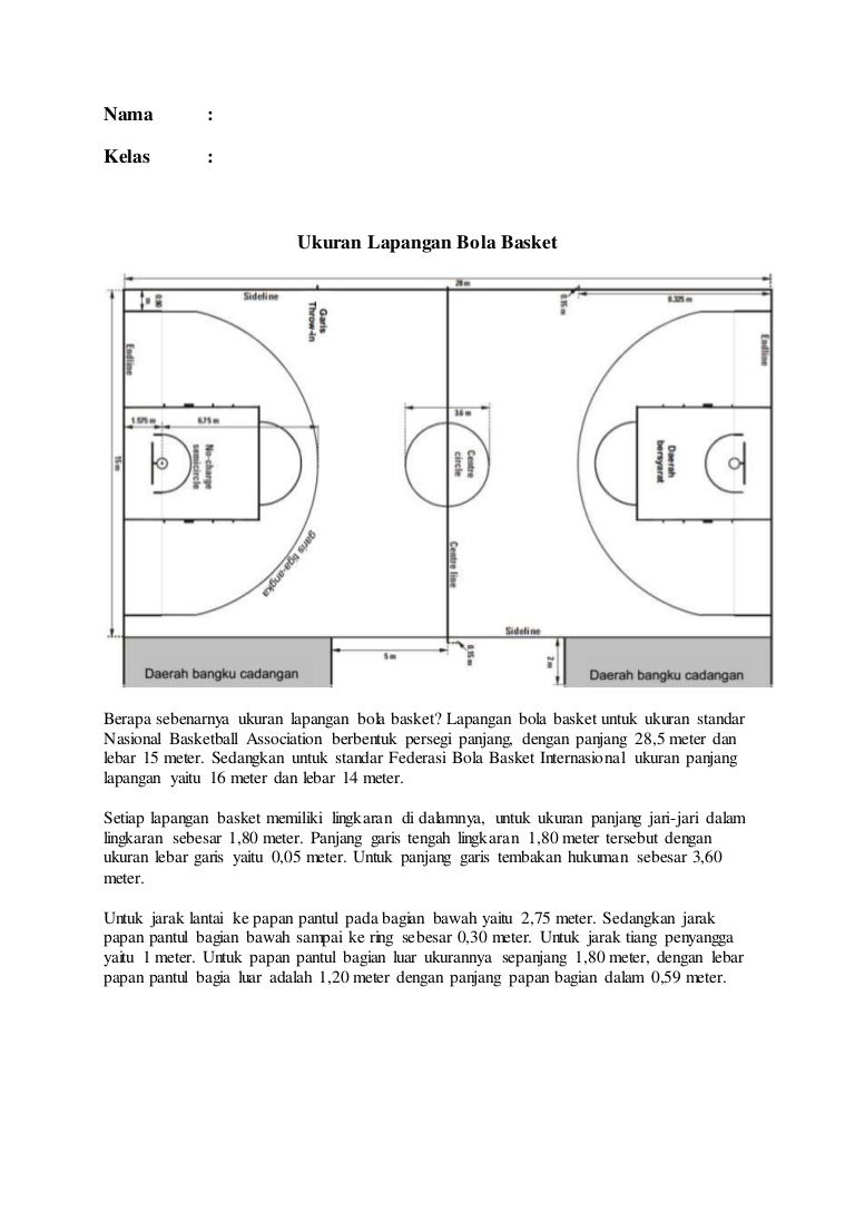 Detail Bola Basket Lapangan Nomer 28