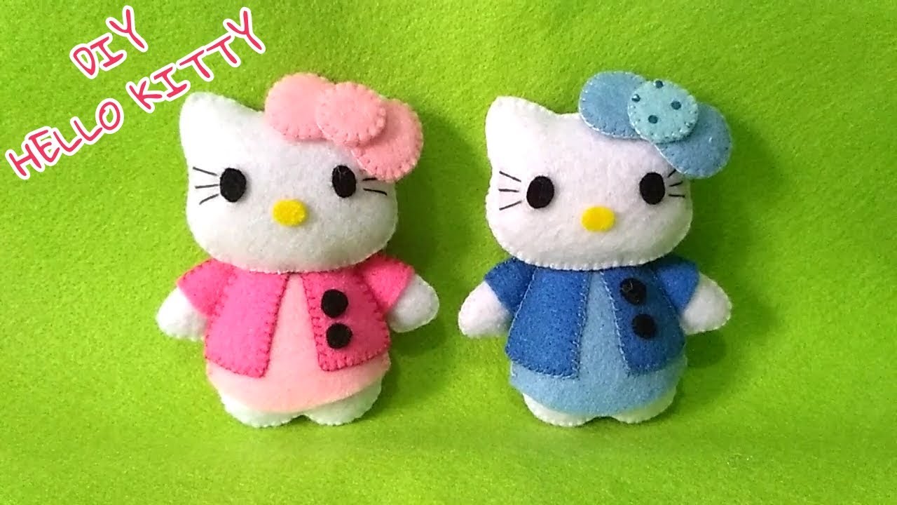 Detail Boneka Hello Kitty Dari Kain Flanel Nomer 2