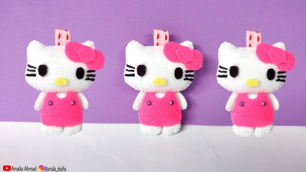 Detail Boneka Hello Kitty Dari Kain Flanel Nomer 15