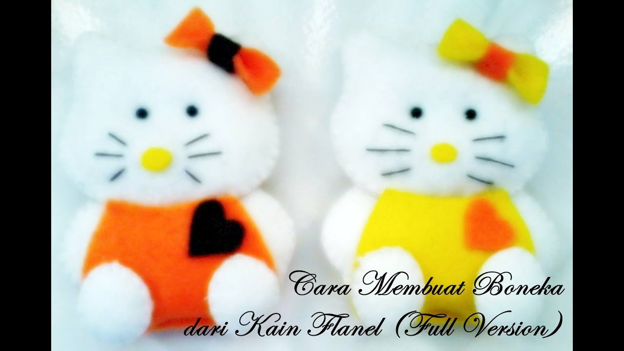 Detail Boneka Hello Kitty Dari Kain Flanel Nomer 26