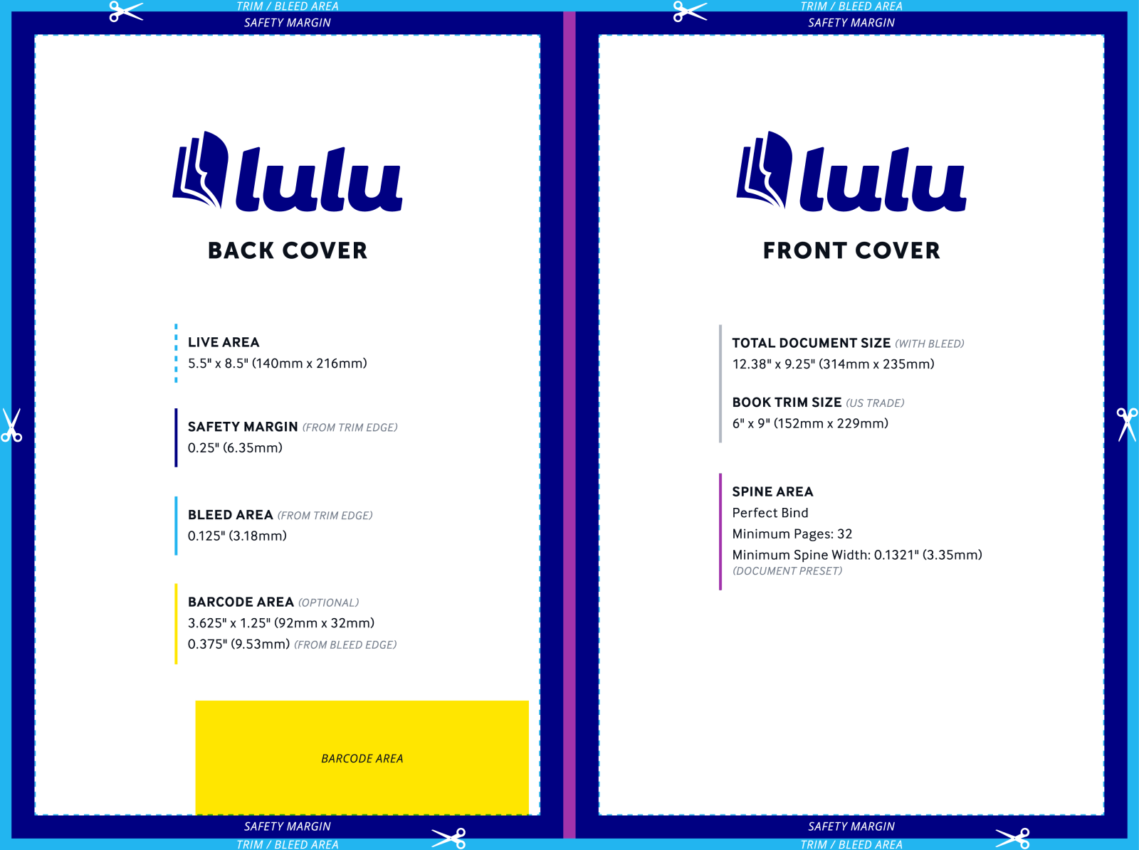 Detail Book Cover Template Size Nomer 26