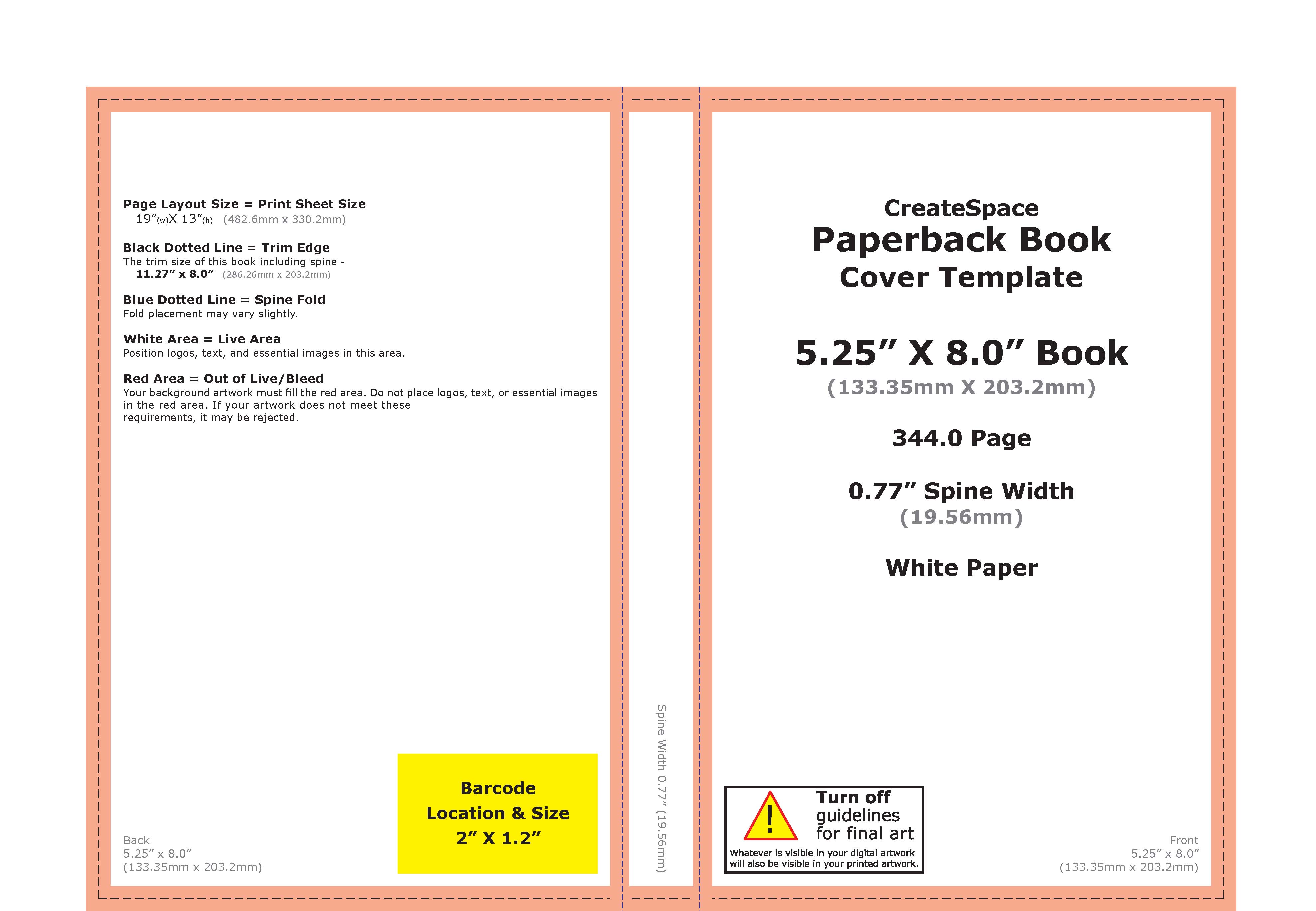 Detail Book Cover Template Size Nomer 9