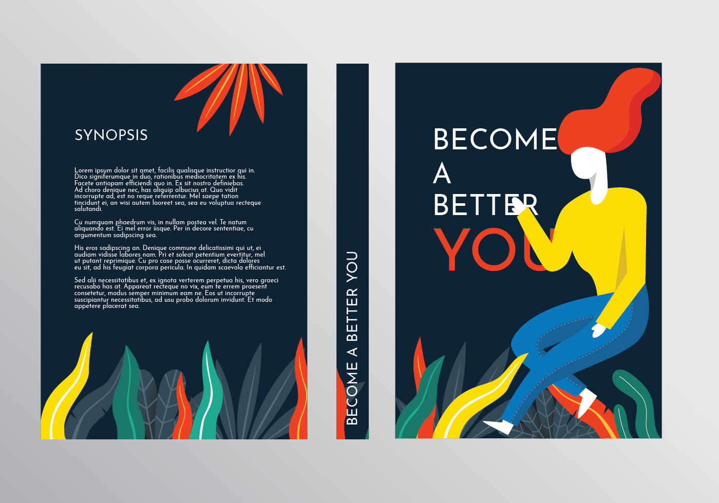 Detail Book Dust Jacket Template Nomer 32