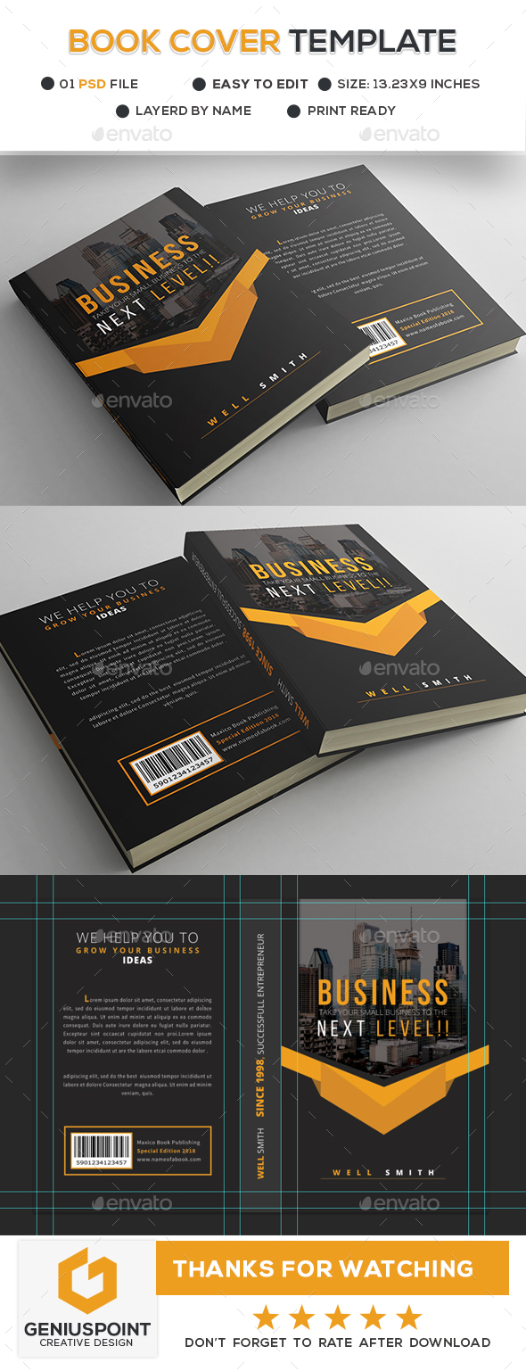 Detail Book Dust Jacket Template Nomer 33