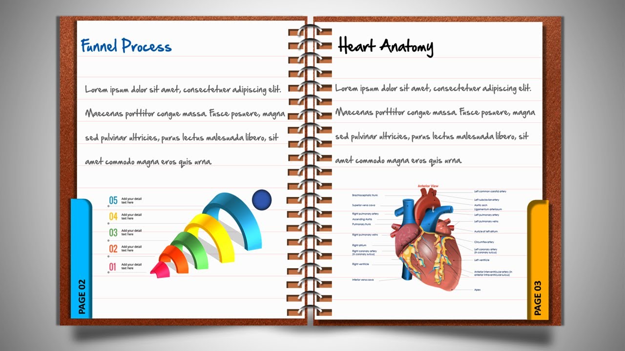 Detail Book Powerpoint Template Free Download Nomer 21
