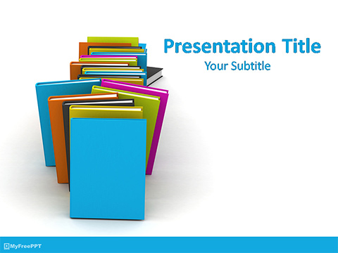 Detail Book Powerpoint Template Free Download Nomer 24