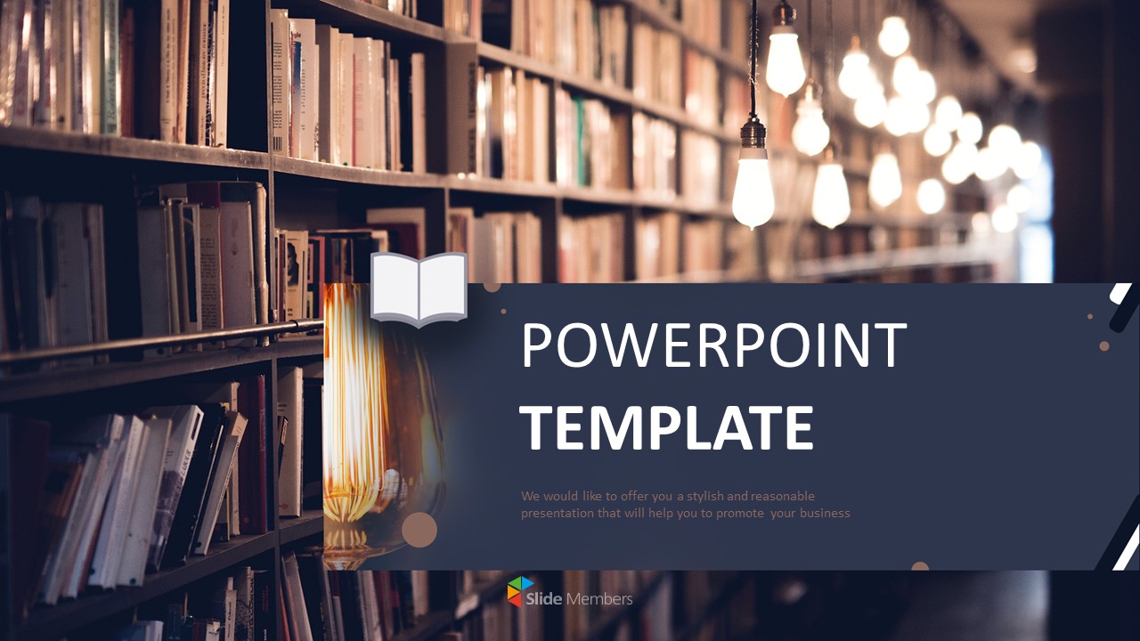 Detail Book Powerpoint Template Free Download Nomer 29